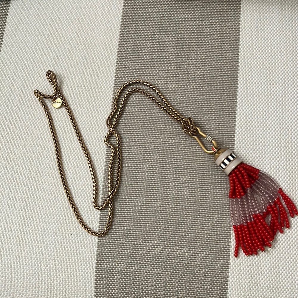 Stella and Dot tassel necklace